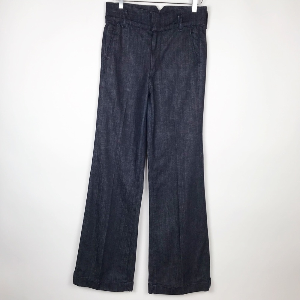 7FAM High Waist Wide Leg Jeans